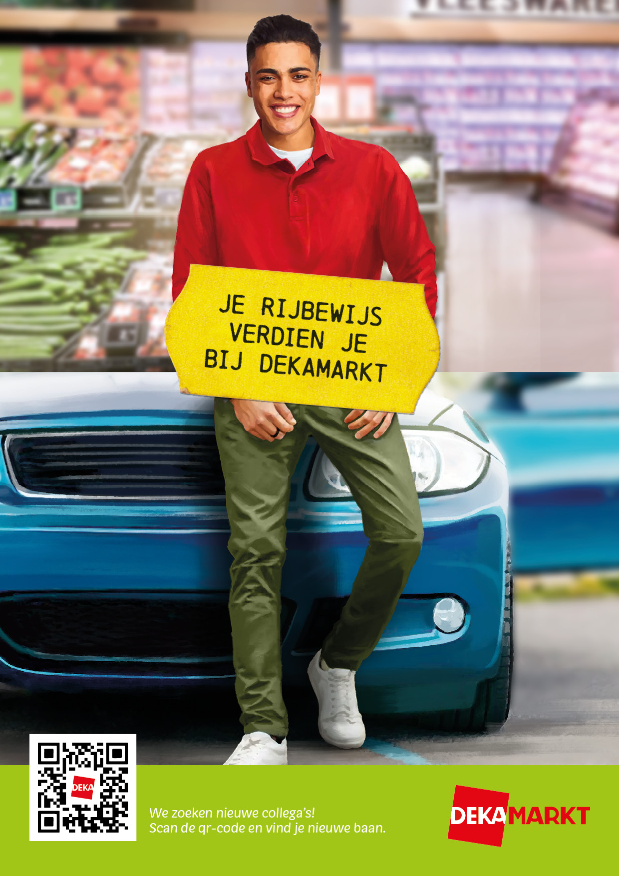 Dekamarkt Recruitment Poster