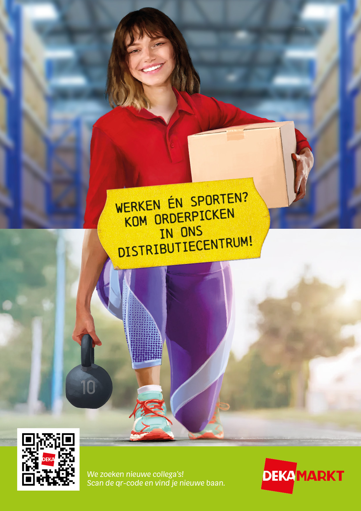 Dekamarkt Recruitment Poster